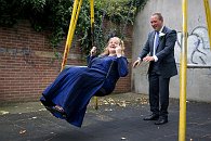 Foto uit de trouwreportage van Alie & Bertus