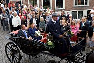 Foto uit de trouwreportage van Alie & Bertus