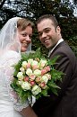 Foto uit de trouwreportage van Annemarie & Jochem
