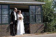Foto uit de trouwreportage van Francien & Manfred
